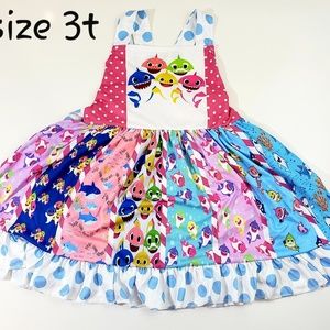Baby Shark Twirly Dress